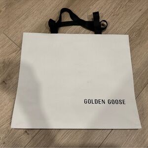 Golden Goose White Shopping Bag